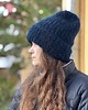 czapki damskie Jesienna czapka Dimma z alpaki i merynosa nocny granat 1