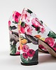 czółenka damskie RĘCZNIE ROBIONE CZÓŁENKA ZAPATO 042 RÓŻ KWIATY 5