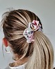 gumki do włosów Gumka jedwabna, scrunchie, wiosenne kwiaty MINI 3