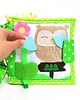 książeczki dla dzieci Piknik Quiet Book książeczka sensoryczna manipulacyjna Bejbik 1