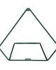 kwietniki Kwietnik Metalowy Ścienny PENTAGONO PRO 37/42cm Butelkowa Zieleń 1