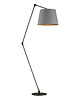 lampy podłogowe Funkcjonalna lampa stojąca do salonu na wysięgniku regulowanym MANILA GOLD 7