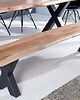 ławki Ławka ławeczka Beginning X drewno akacjowe 160cm 1