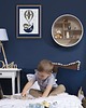 obrazy i plakaty do pokoju dziecięcego Obrazek Grow Up blue 30x40cm 1
