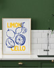 plakaty Limoncello poster, plakat cytryny,  dekoracja ścienna kuchni 1