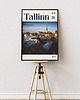 plakaty Minimalistyczny plakat Tallinn Estonia 1
