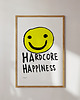plakaty Plakat HARDCORE HAPPINESS  grafika ilustracja na szczęście dla hardkora 2