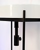 dodatki - łazienka - różne Konsola łazienkowa Stelaż pod umywalkę Czarna konsola OVAL INVERTO 60 4