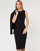 sukienki midi damskie Sukienka czarna YY100164_RAL9005 2
