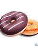 poduszki z grafiką Poduszka gigantyczny Donut pączek czekoladowy puf 4
