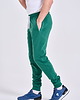spodnie męskie Spodnie dresowe długie męskie zielone - Rozmiar: S 3
