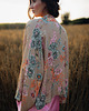 bluzki kimonowe damskie Kimono BLOOM beige 7