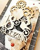 kartki scrapbooking Kartka urodzinowa z okazji 18 urodzin z motywem motoru cross 1