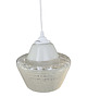 lampy wiszące Modernistyczna lampa wisząca, Narva Leuchen, Niemcy, lata 70. 6