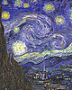magnesy Gwieździsta noc  - Van Gogh - magnes 1
