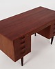 biurka Biurko tekowe, duński design, lata 70, produkcja: Dania 4