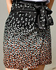 spódnice mini Spódniczka mini kopertowa, wiązana panterka 3