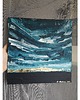 obrazy Obraz ręcznie malowany na płótnie 29x29 cm - abstrakcyjny pejzaż 1