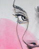 obrazy Różowa dziewczyna - oryginalny obraz na płótnie 3
