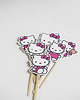 akcesoria dziecięce - różne Pikery dwustronne do babeczek HELLO KITTY 6 szt 5
