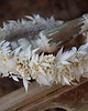 Ślubne ozdoby do włosów Opaska na głowę z białych  stabilizowanych i suszonych kwiatów 4