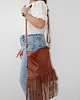 torby na ramię Torebka damska na ramię z frędzlami ze skóry naturalnej 1