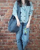 torby XXL Boogi Bag niebieska  torba hobo w stylu boho 1