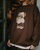 bluza bez kaptura damska Bluza oversize Cynamonka Teddy dla dorosłych 4