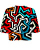 t-shirt damskie DR.CROW T-shirt Krótki CROP Crazy Style 1