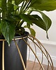 kwietniki Kwietnik metalowy loft design Ball GOLD śr. 43cm 1