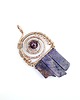 wisiory Jaspis cesarski wisiorek wire wrapping 7