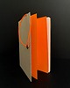 notatniki i albumy Notes w kropki zamykany na gumkę Fluo Orange 1