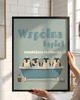 plakaty Plakat 50x40  łazienka wspólna kąpiel zmniejsza rachunki pingwinki 2