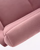 sofy i szezlongi Sofa MANDAL różowa, skandynawski design 7
