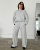spodnie dresowe damskie Spodnie Grounded light grey 4