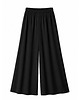 spodnie materiałowe damskie Spodnie czarne oversize YY600205 2