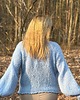 swetry damskie  Błękitny sweter 4