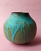 wazony Ceramiczny wazon turkusowa lawa 2