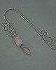 zakładki do książek Oryginalna różowa zakładka do książki kwarc wire wrapping 4