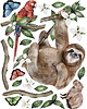 naklejki ścienne do pokoju dziecka Naklejki AMAZONIA SLOTH 3