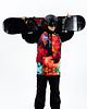 bluzy męskie Męska Bluza Snowboard DR.CROW Fraktal 2