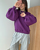 bluza bez kaptura damska Bluza Enjoyable royal purple 1