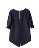 bluzki - inne Bluza - frak basic czarny 4