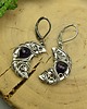 kolczyki wire wrapping Kolczyki księżyce ametyst wire wrapping 1