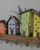 wieszaki Drewniany wieszak na klucze 1