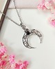 wisiory Naszyjnik Lunula Onyks stal chirurgiczna wisiorek handmade 3