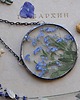 Ozdoby na ścianę Okrągły dekor Niezapominajki 1