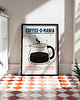 plakaty Plakat kawowy "Coffee-o-mania"- Druk Pigmentowy 1