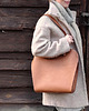 torby na ramię Shopper Japandi skórzana torba na ramię 6