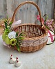koszyki wielkanocne Wielkanocny koszyczek na święconkę, koszyczek z dekoracją 2